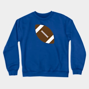 Blue Football Crewneck Sweatshirt